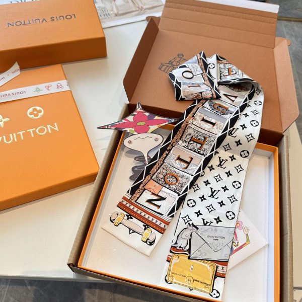 Louis new arrival twilly silk scarf