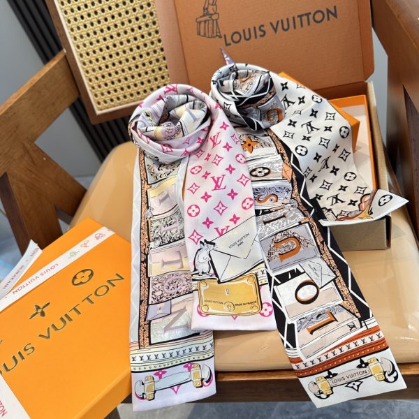 Louis new arrival twilly silk scarf