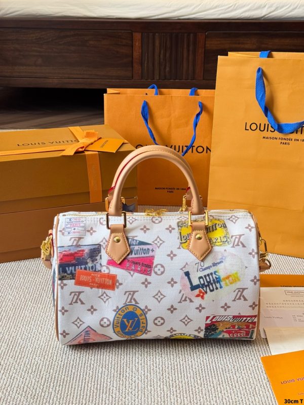 Louis new arrival fight mode speedy bag size: 30 cm