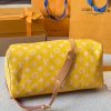 Louis new arrival yellow speedy bag size:40 cm