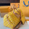 Louis new arrival yellow speedy bag size:40 cm