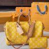 Louis new arrival yellow speedy bag size:40 cm