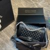 CC new arrival Leboy caviar leather size: 25 cm