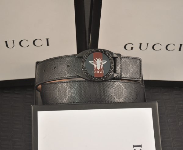 2 Colors  printed letter leather belt