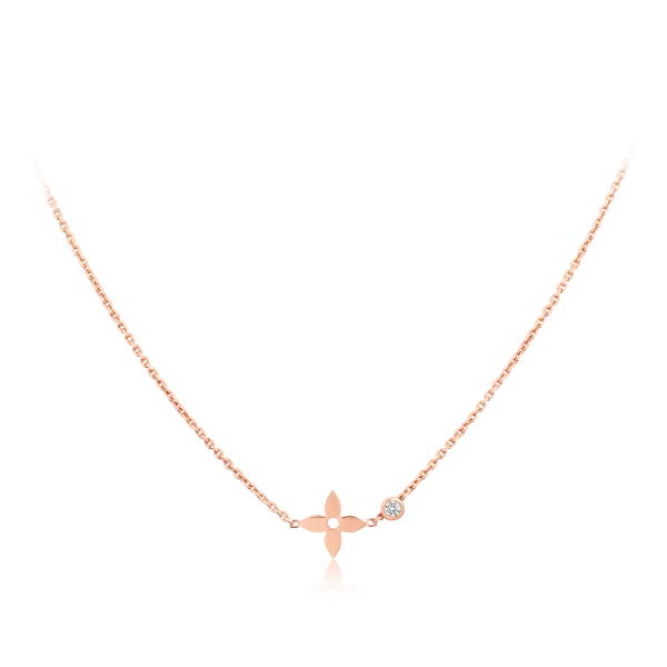 Idylle Blossom Rose Gold and Diamond Pendant