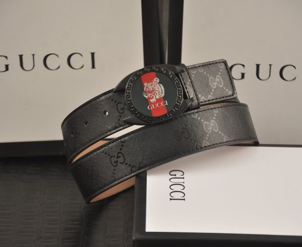2 Colors  printed letter leather belt
