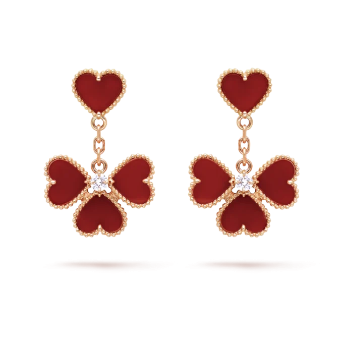 Sweet Alhambra Effeuillage earrings