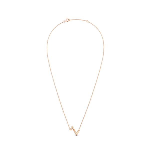 Louis Volt Upside Down Rose Gold Pendant