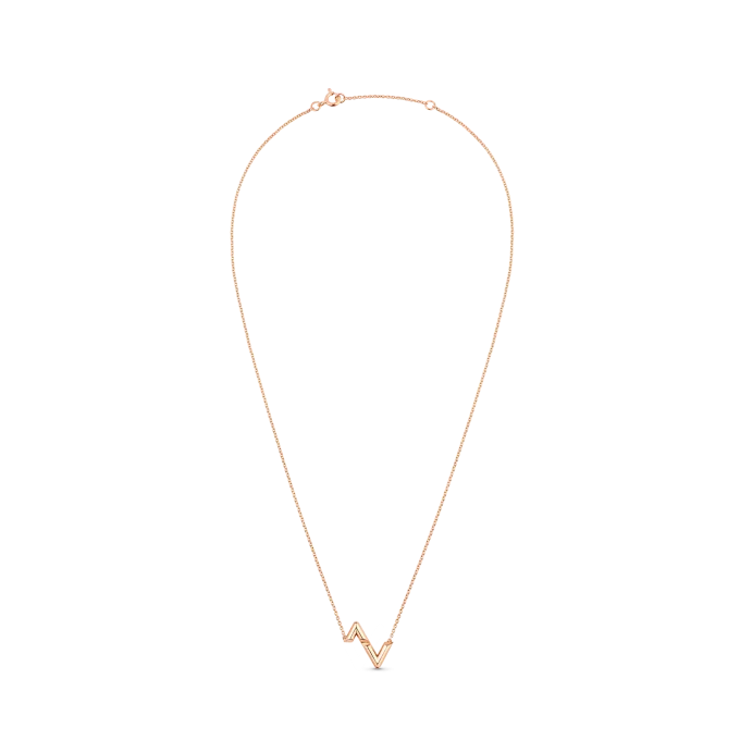 Louis Volt Upside Down Rose Gold Pendant - Image 2