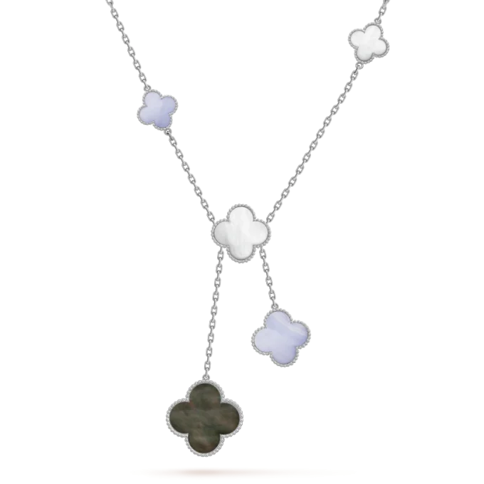 Magic Alhambra Necklace, 6 Charms