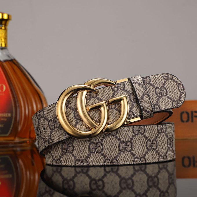 3 Colors  printed letter leather belt