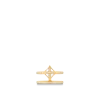 Idylle Blossom Gold and Diamond Double Row Ring