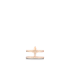 Idylle Blossom Rose Gold and Diamond Double Row Ring