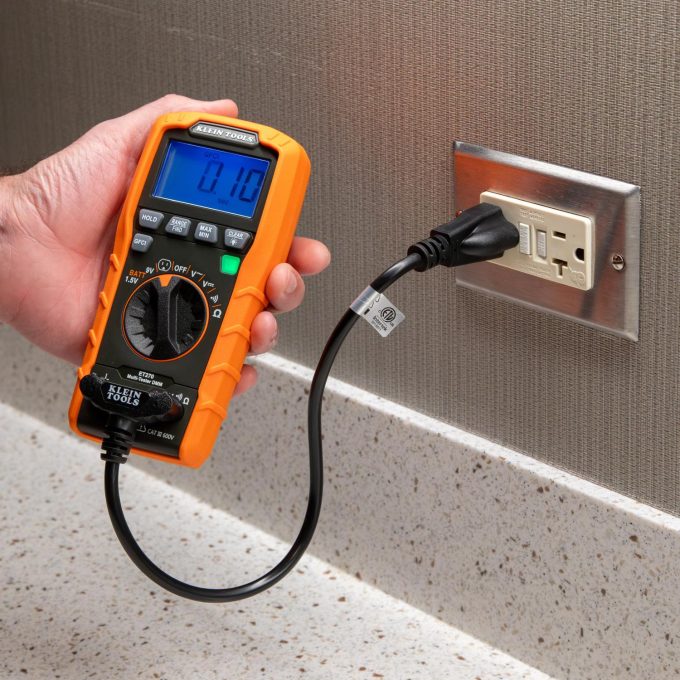 Klein Tools ET270 Digital Multi-Tester DMM with Receptacle Tester - Image 7