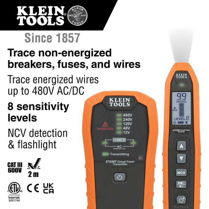 Klein Tools ET450 Advanced Circuit Tracer Kit - Image 3