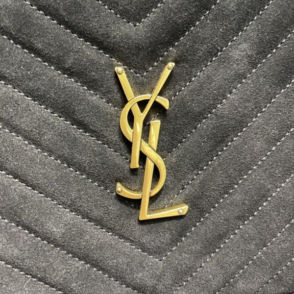 Y Lou Camera Bag Black With Gold Hardware