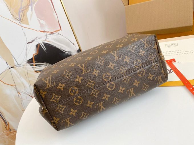 Louis Turenne MM Monogram Canvas For Women, Women’s Handbags, Shoulder Bags 15in/38cm LV M48814 - Image 3