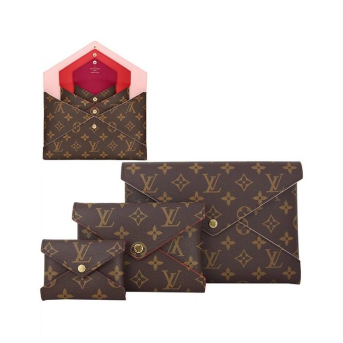 L M62034 Pochette Kirigami Monogram Brown - Image 2