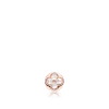 Color Blossom Sun Rose Gold and White Mother-of-Pearl Earring - Single