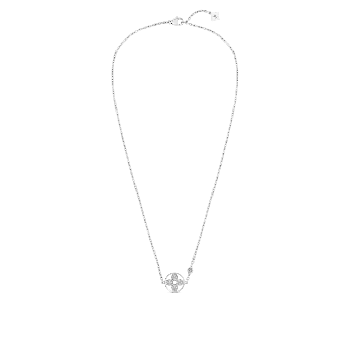 Idylle Blossom White Gold and Diamond Pendant - Image 2