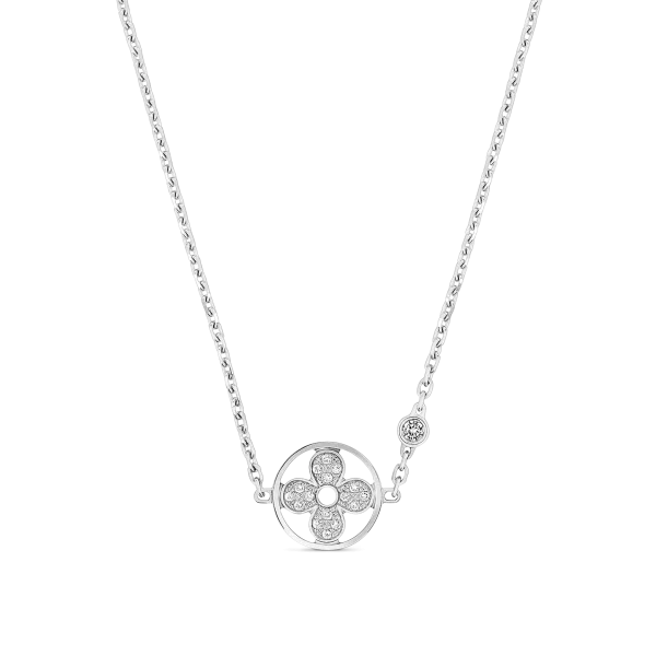 Idylle Blossom White Gold and Diamond Pendant