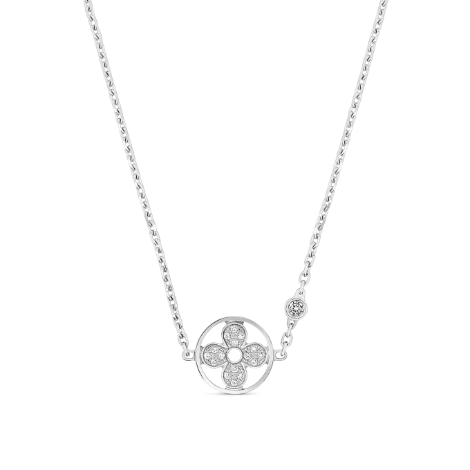 Idylle Blossom White Gold and Diamond Pendant
