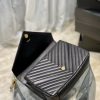 Y College Large Chain Bag Black With Gold Hardware