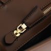 PP big size leather Symbole bag with topstitching