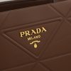 PP big size leather Symbole bag with topstitching