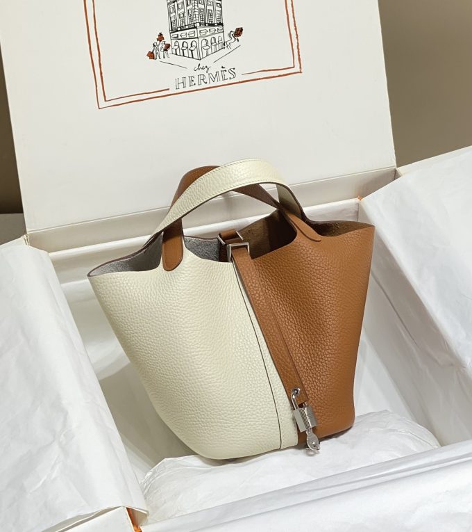 Her new arrival picotin togo leather size: 18 cm - Image 7