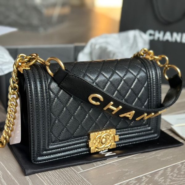 CC  leboy20ss 25*15cm Caviar leather