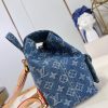 Louis Monogram Denim backpack bag size : 21-12-23 cm