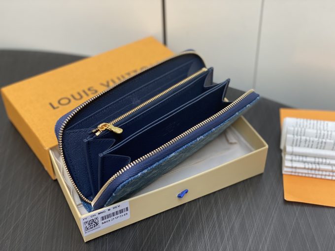 Louis new arrival Zippy Monogram denim wallet size: 19.5*10.5*2.5cm - Image 3