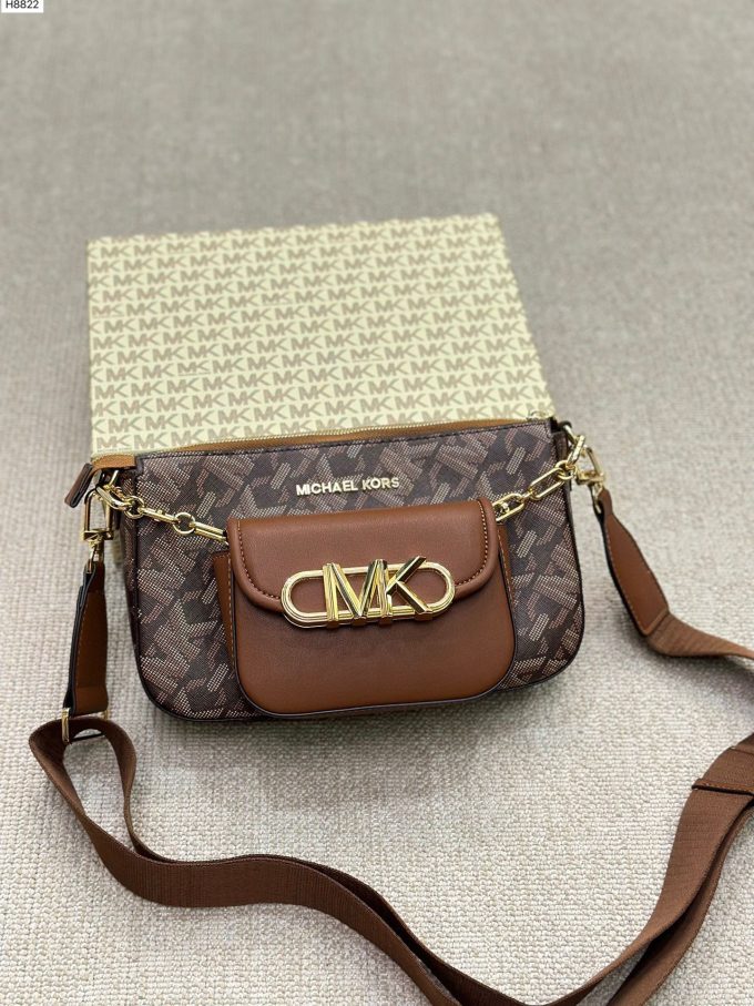 MK Parker Empire Logo bag size : 25 15cm