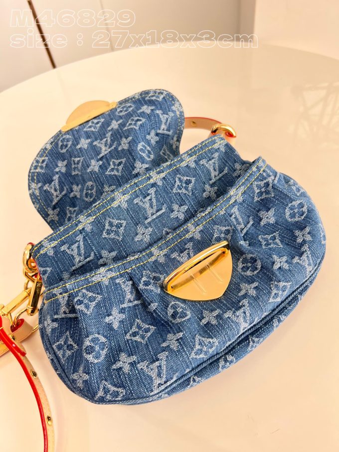 Louis Monogram Denim size : 27 x 18 x 3 cm - Image 8