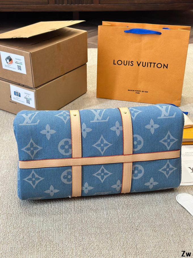 Louis Speedy nano Denim bag - Image 3