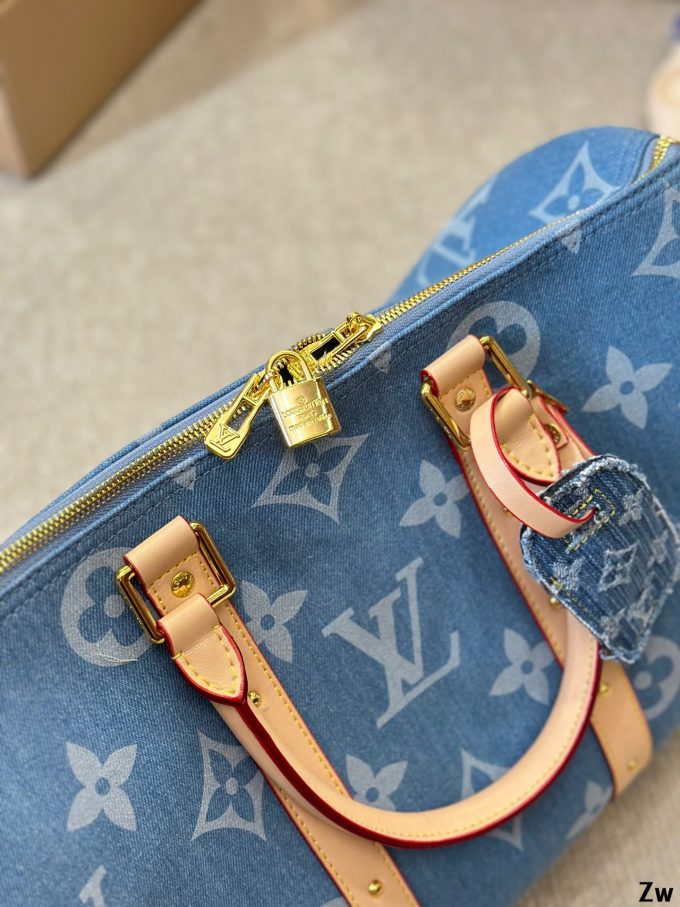 Louis Speedy nano Denim bag - Image 5