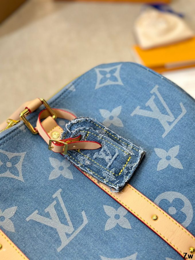Louis Speedy nano Denim bag - Image 12