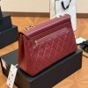 CC vintage jumbo red bag size : 34.23cm