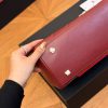 CC vintage jumbo red bag size : 34.23cm