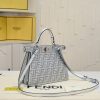 Fen Peekaboo ISeeU Petite diamond tote bag
