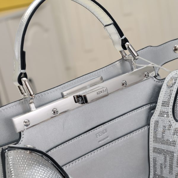 Fen Peekaboo ISeeU Petite diamond tote bag