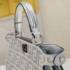 Fen Peekaboo ISeeU Petite diamond tote bag