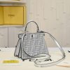 Fen Peekaboo ISeeU Petite diamond tote bag