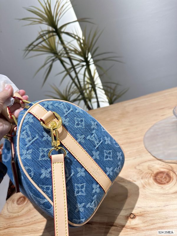 Louis new arrival denim speedy 25 bag
