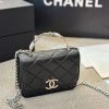 Cc new arrival handbag caviar leather size: 15 * 11cm