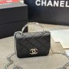 Cc new arrival handbag caviar leather size: 15 * 11cm