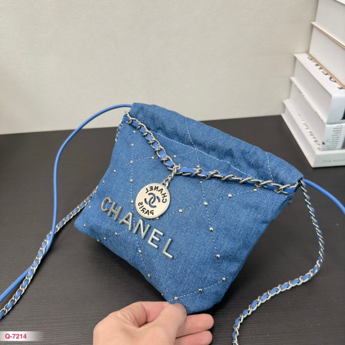 CC new arrival denim 22bag - Image 3