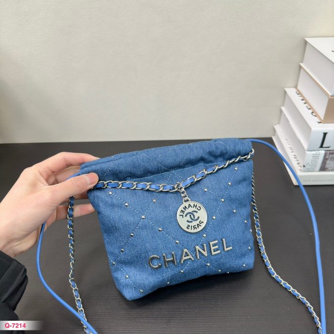 CC new arrival denim 22bag - Image 2