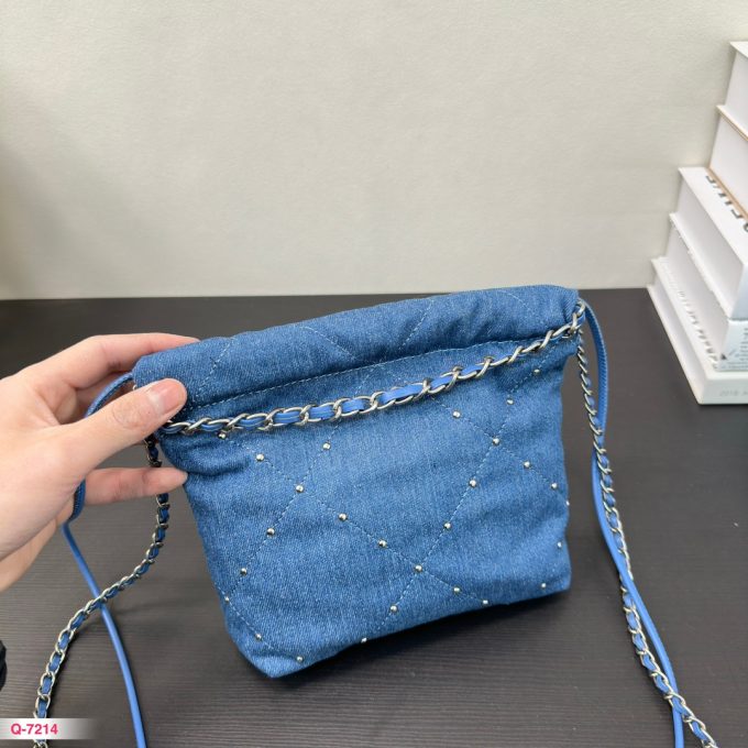 CC new arrival denim 22bag - Image 12
